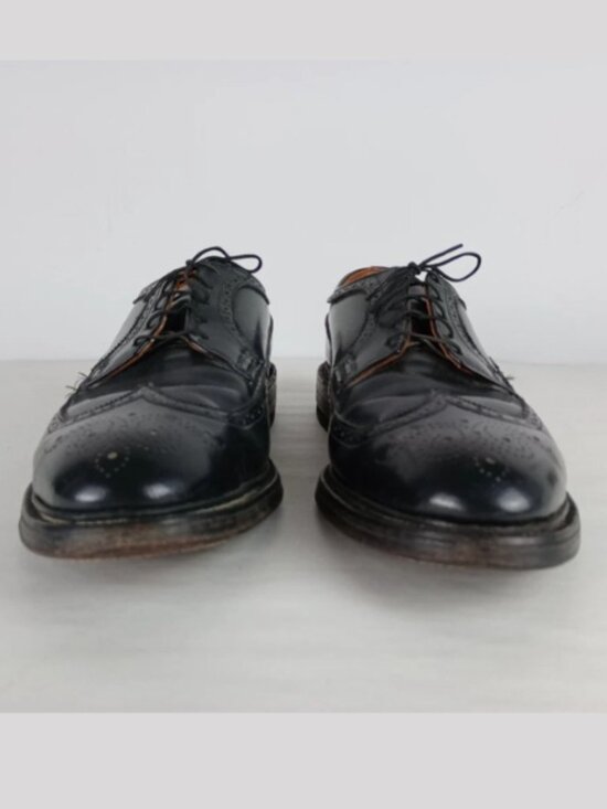 Thom Mcan Du Pont Corfam Men\'s Size 9 D Black Oxford Dress Lace Up Shoes main image 11